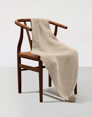 Long Night Blanket Seashell Beige