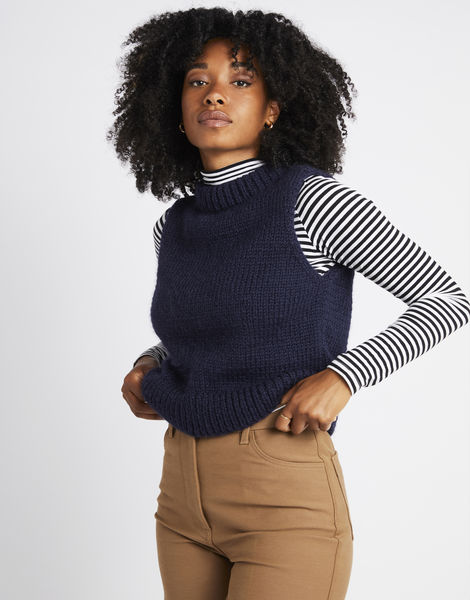 Monet Tank Midnight Blue