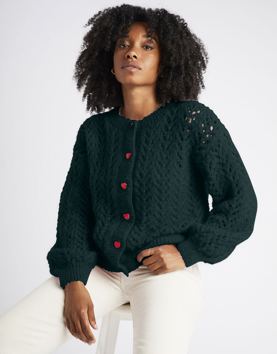 Cannes Cardigan Powder Green