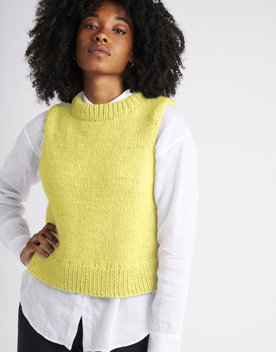 Monet Tank Chalk Yellow