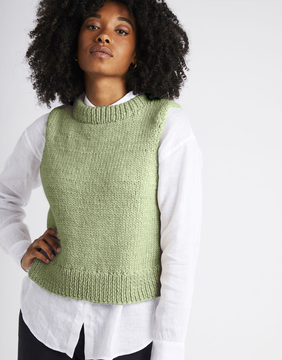 Monet Tank Eucalyptus Green