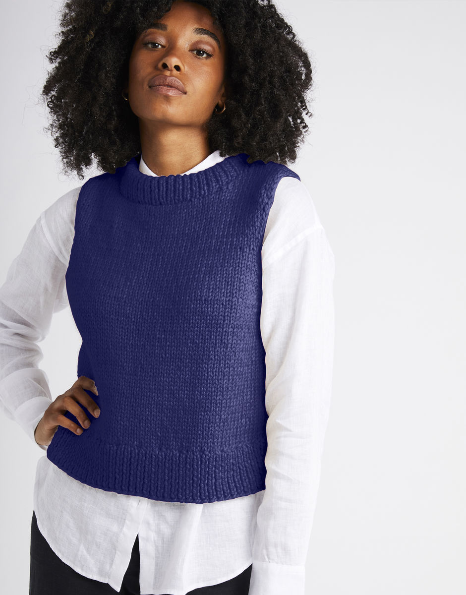 Monet Tank Midnight Blue