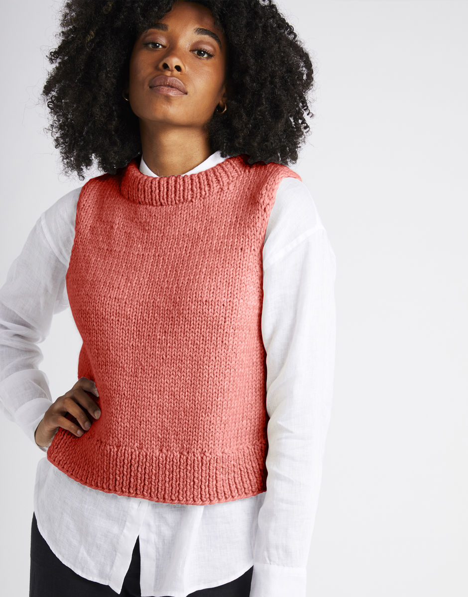 Monet Tank Rocksalt Red