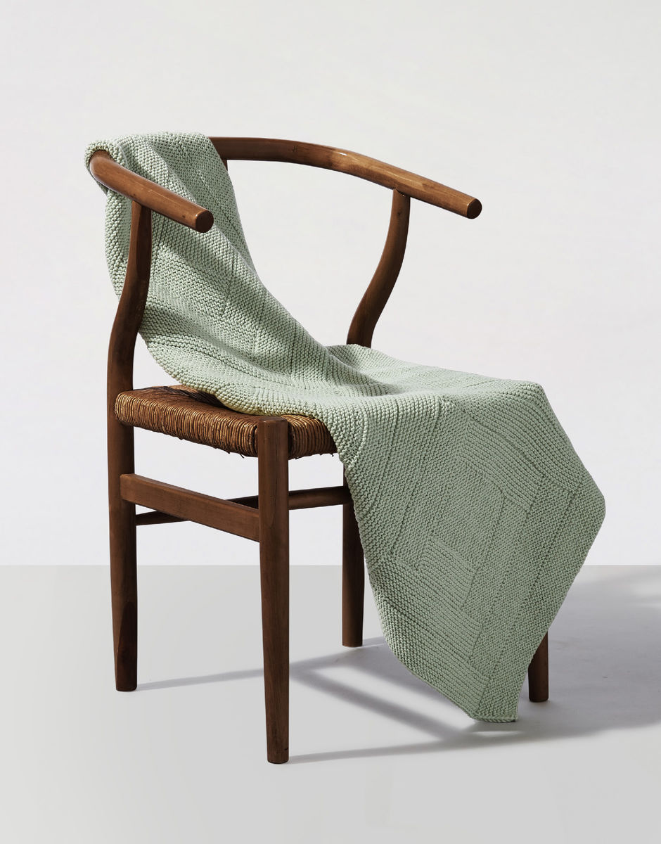 Slow Down Blanket Eucalyptus Green