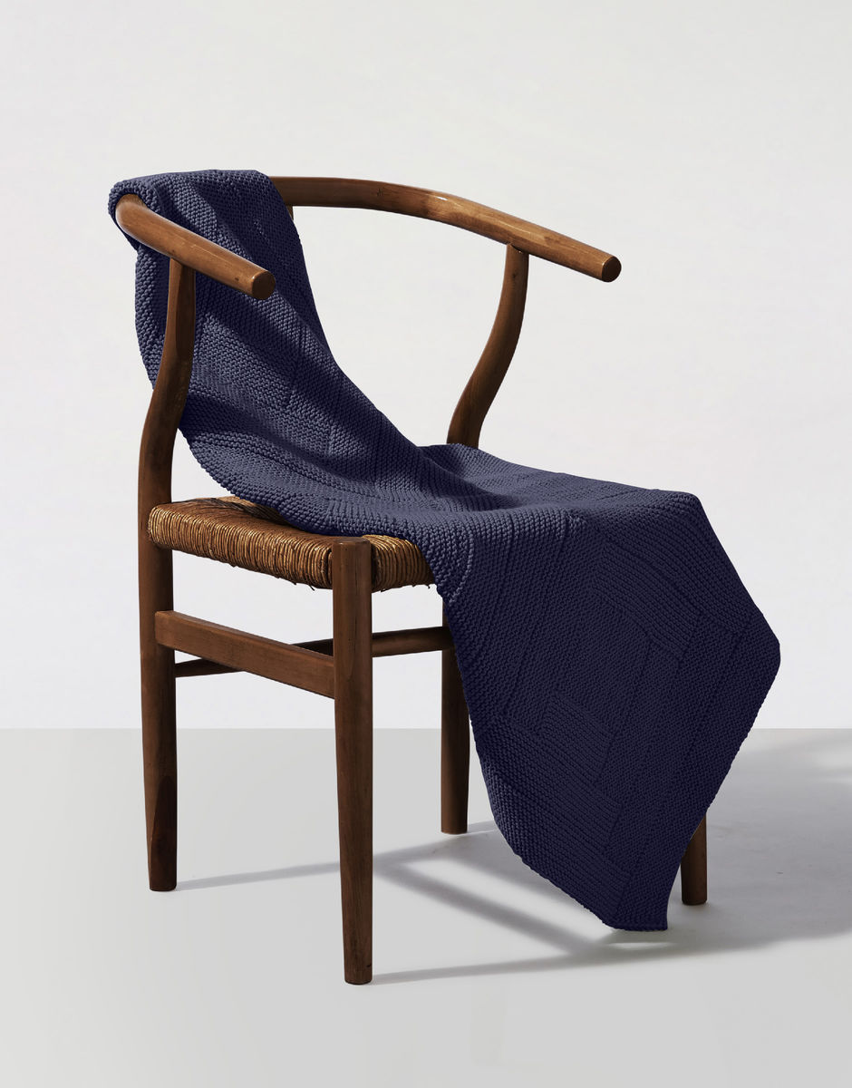 Slow Down Blanket Midnight Blue