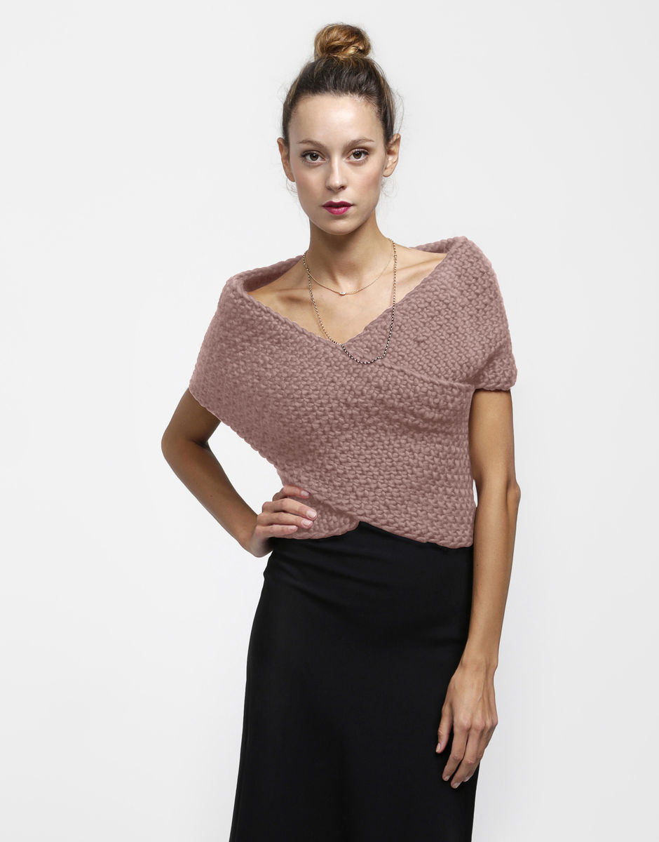 Cross My Heart Wrap Mellow Mauve