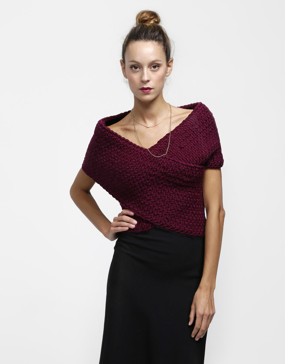 Cross My Heart Wrap Margaux Red