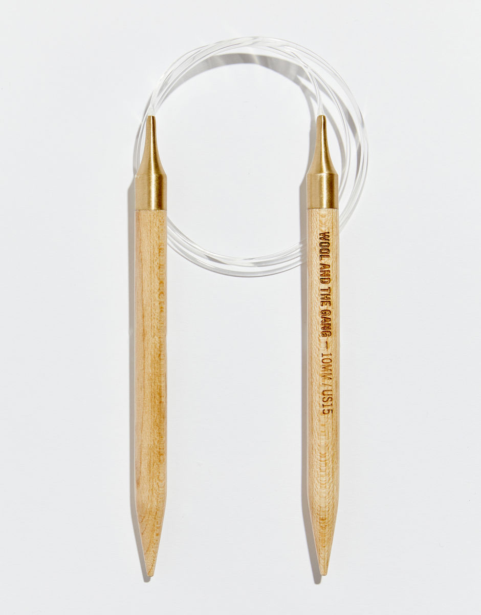 Aiguilles Circulaires 10mm, longueur 100cm Maplewood