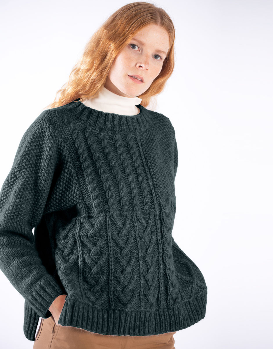 Alba Sweater Forest Green