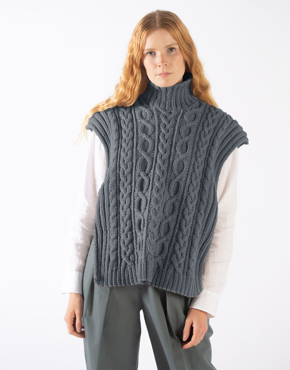 Gilet Carlota Slate Blue