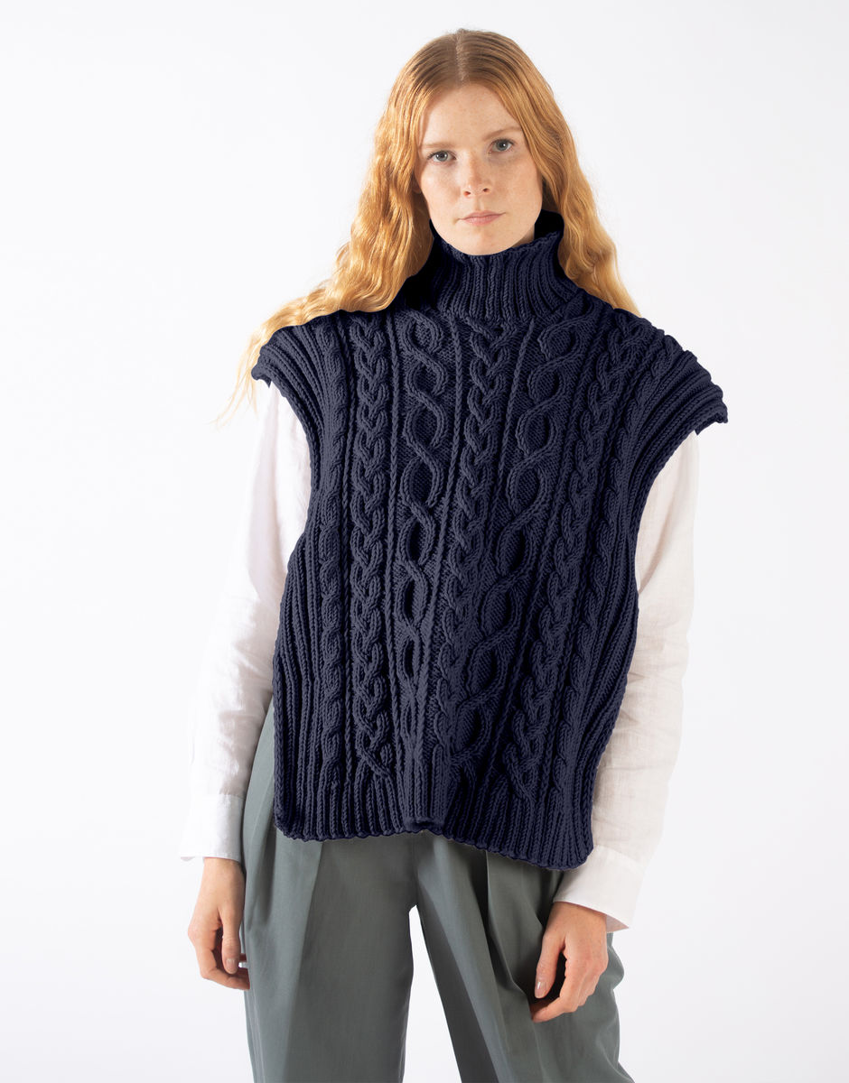 Gilet Carlota Midnight Blue