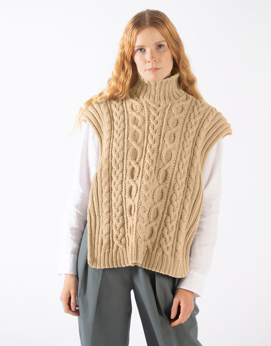 Gilet Carlota Blonde Beige