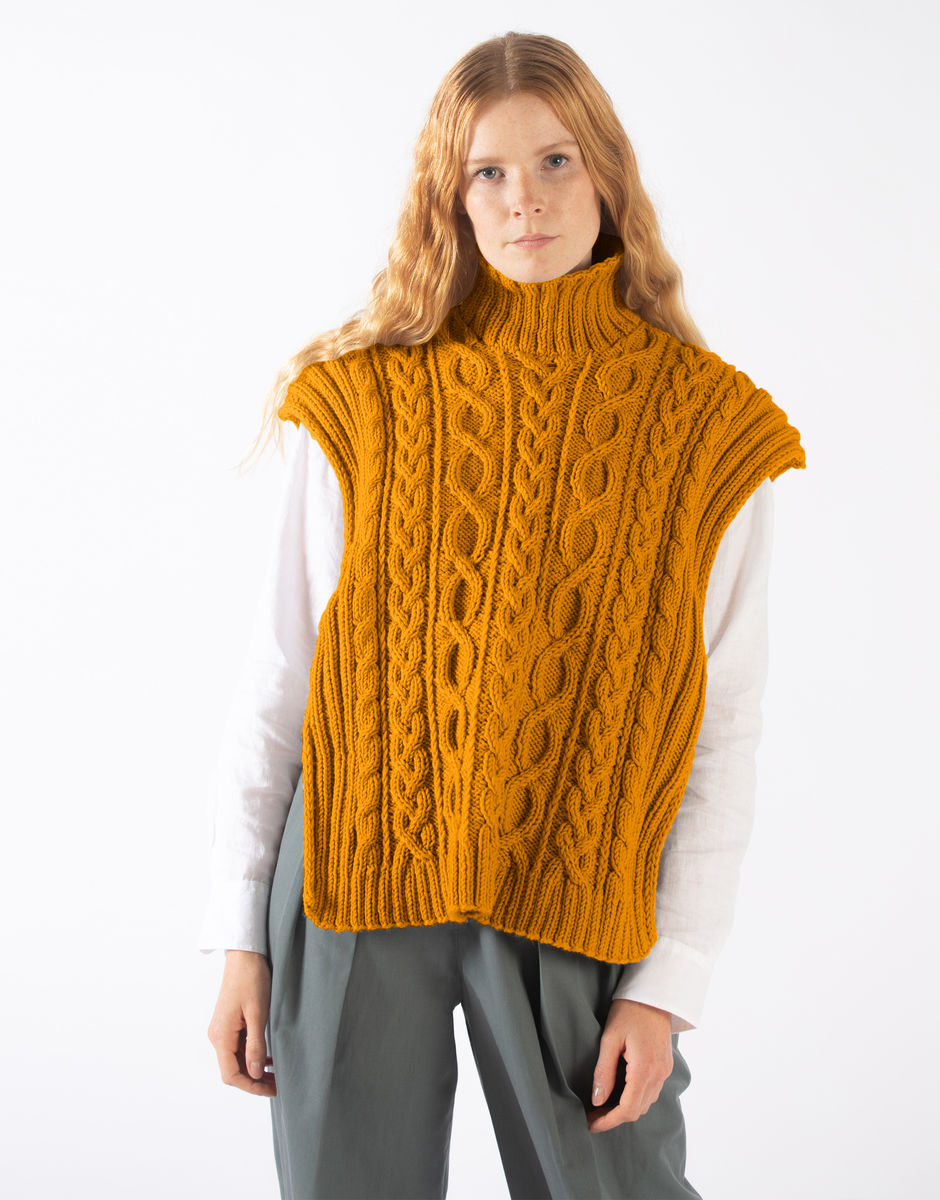 Gilet Carlota Mustard Sally