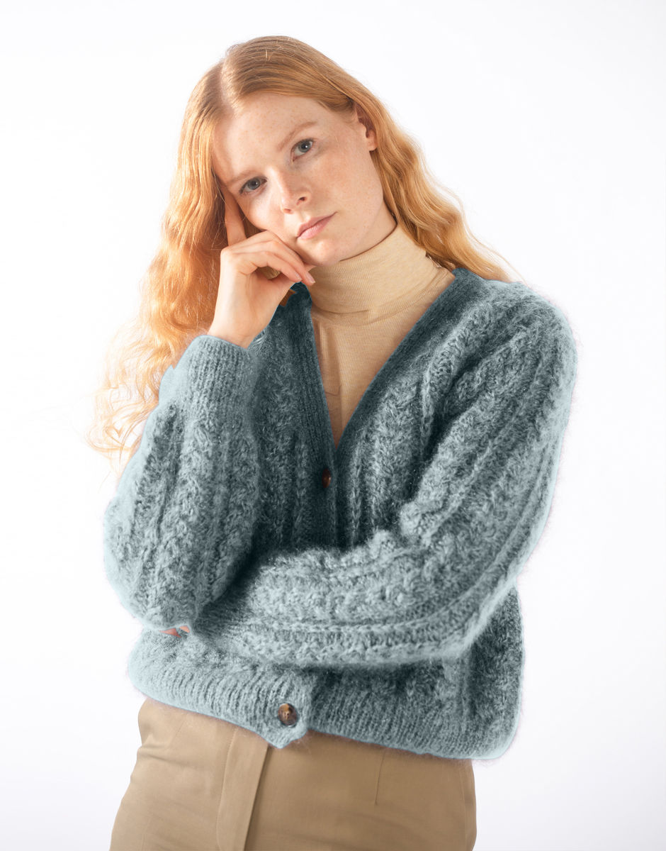 Margo Cardigan Blue Chalk