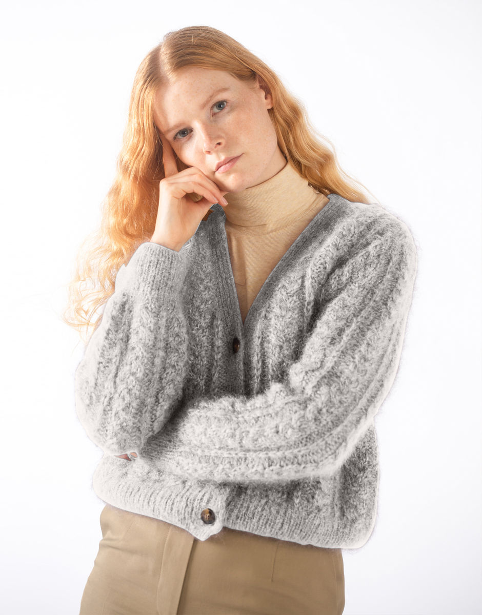 Margo Cardigan Dusty Grey
