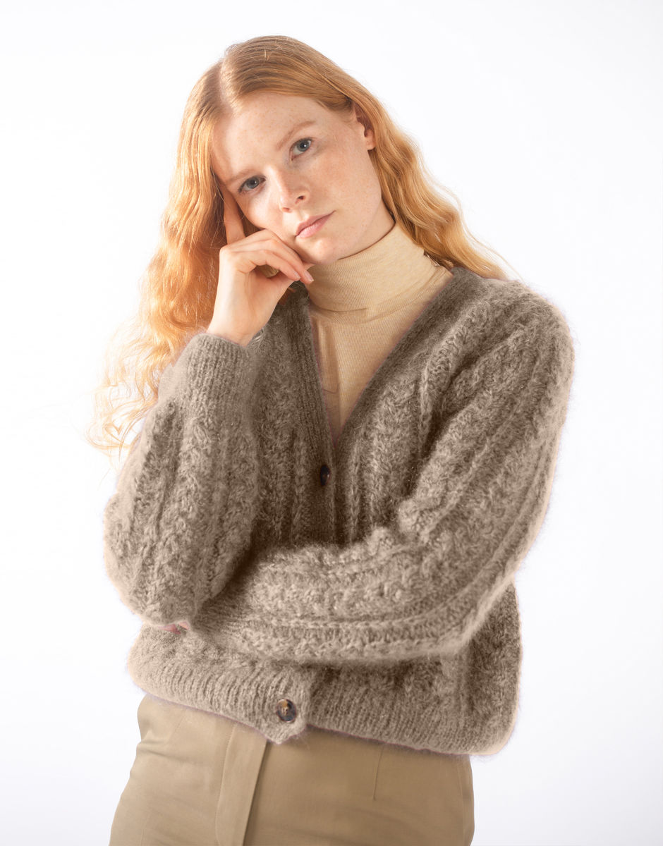 Margo Cardigan Lazy Latte