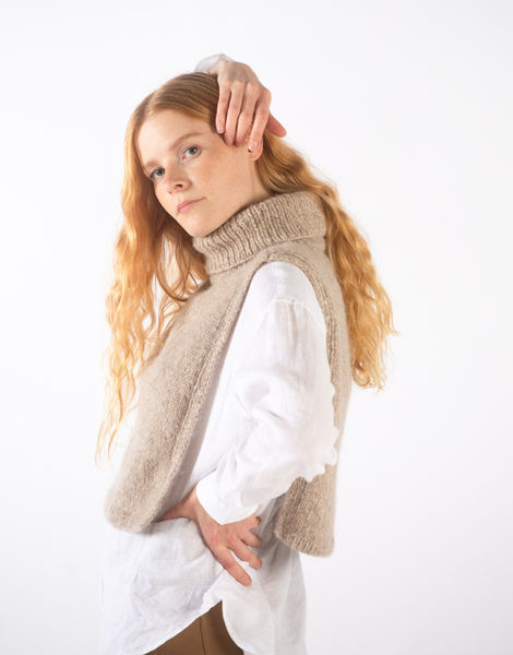 Arles Vest Seashell Beige