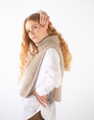 Arles Vest Seashell Beige