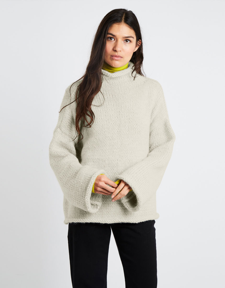 Audrey Sweater Ivory White