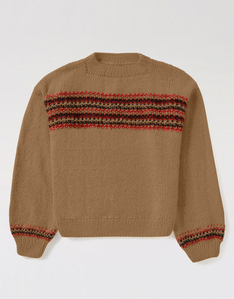 Little Lies Sweater Brown Sugar