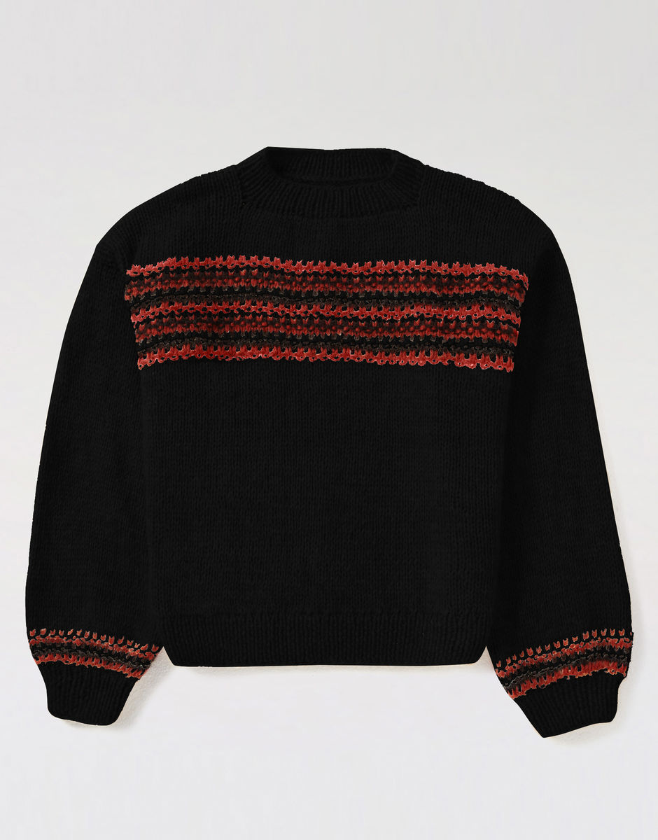 Little Lies Sweater Space Black