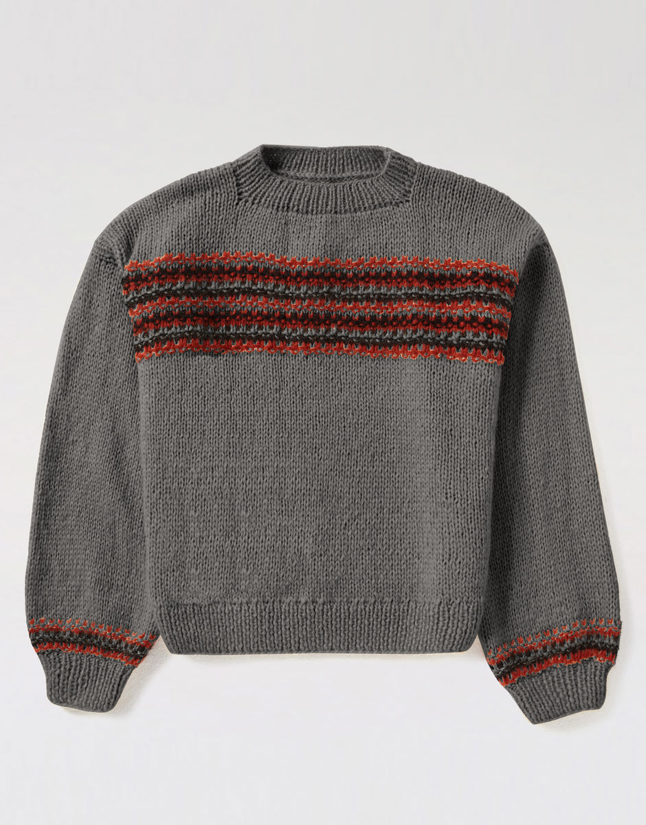 Little Lies Sweater Silver Fox Grey