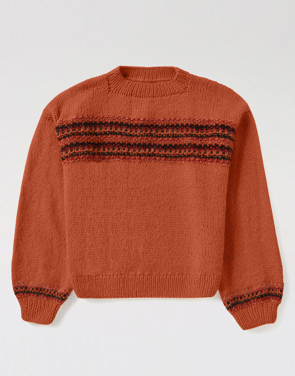 Little Lies Sweater Terracotta Blush