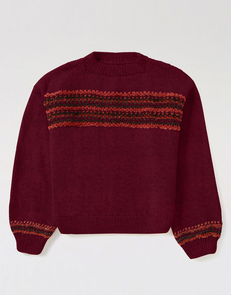 Little Lies Sweater Margaux Red