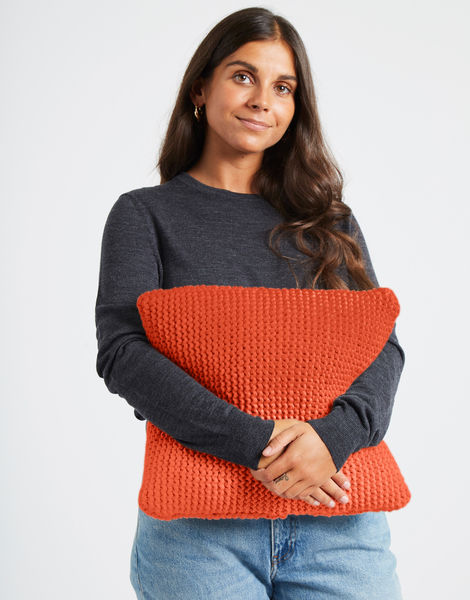 Love Train Cushion Cinnamon Dust
