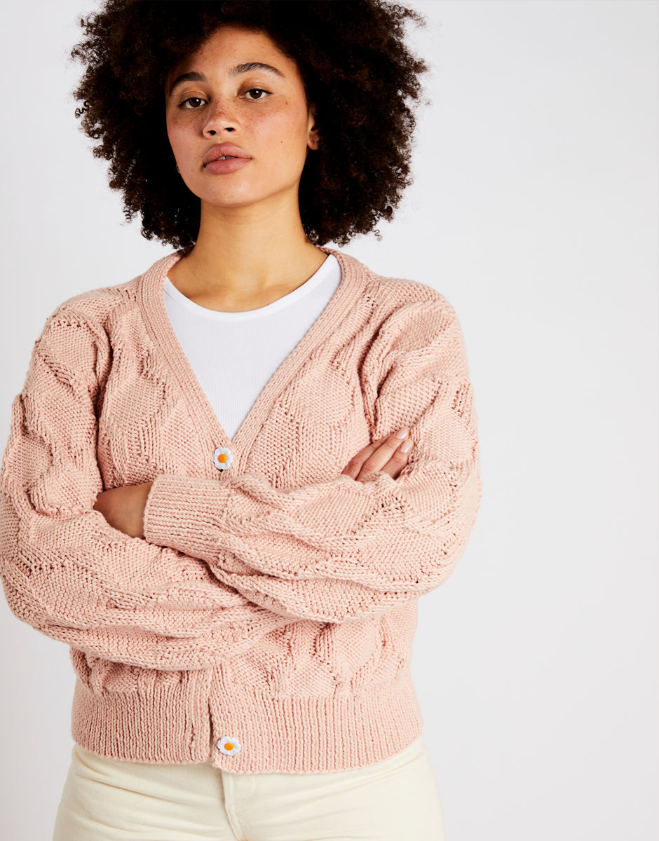 Sophia Cardigan Cameo Rose