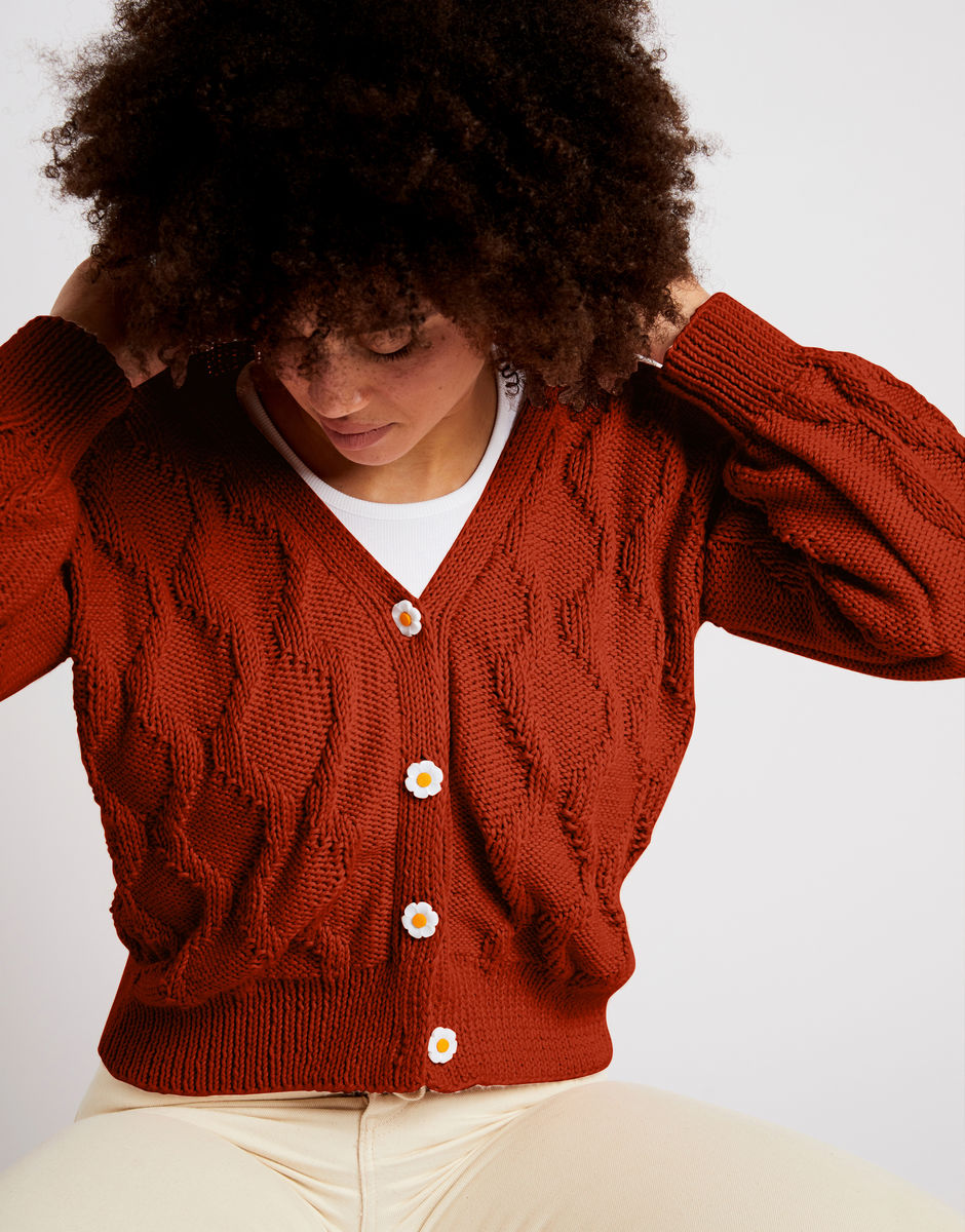 Sophia Cardigan Cinnamon Dust