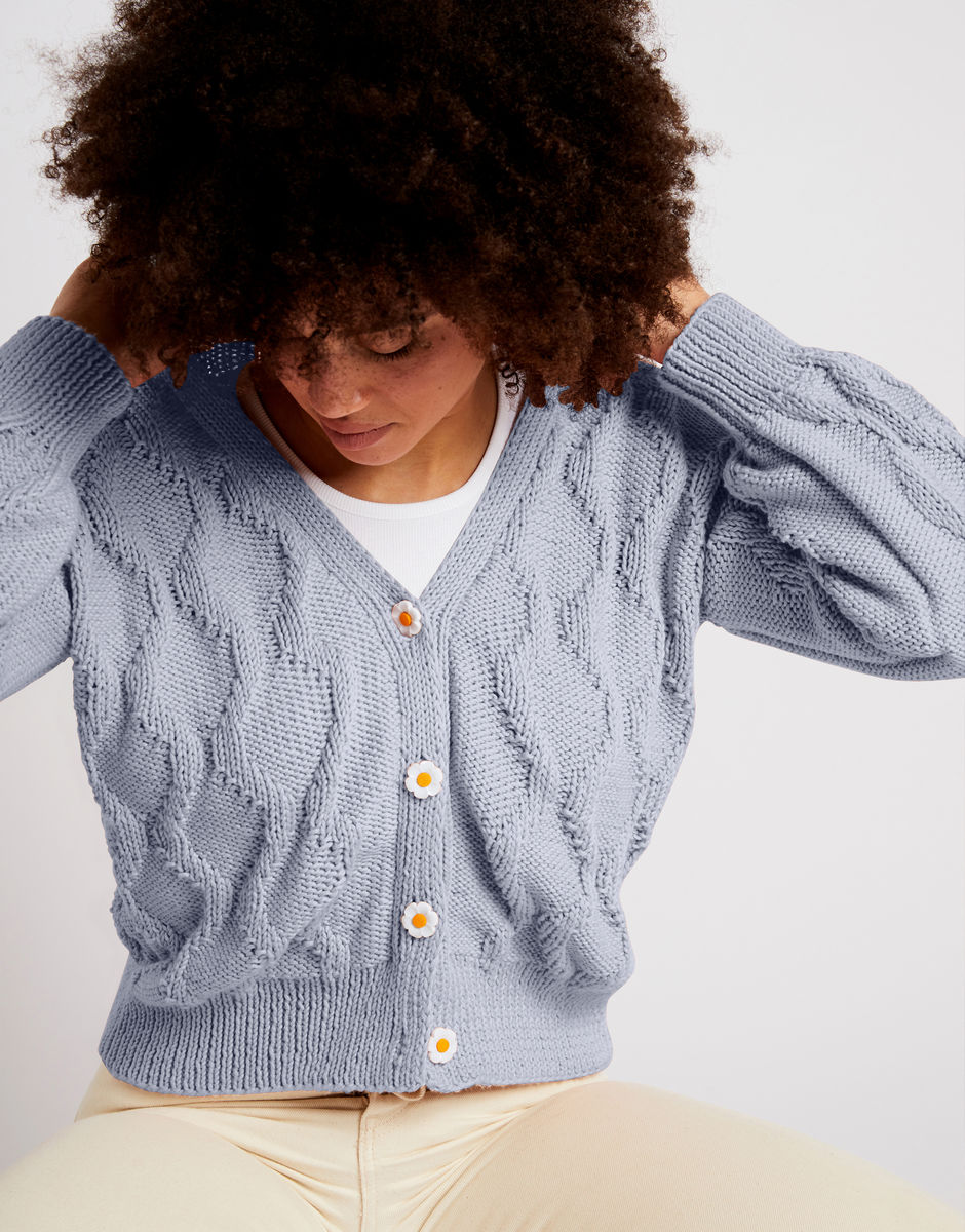 Sophia Cardigan Purple Haze