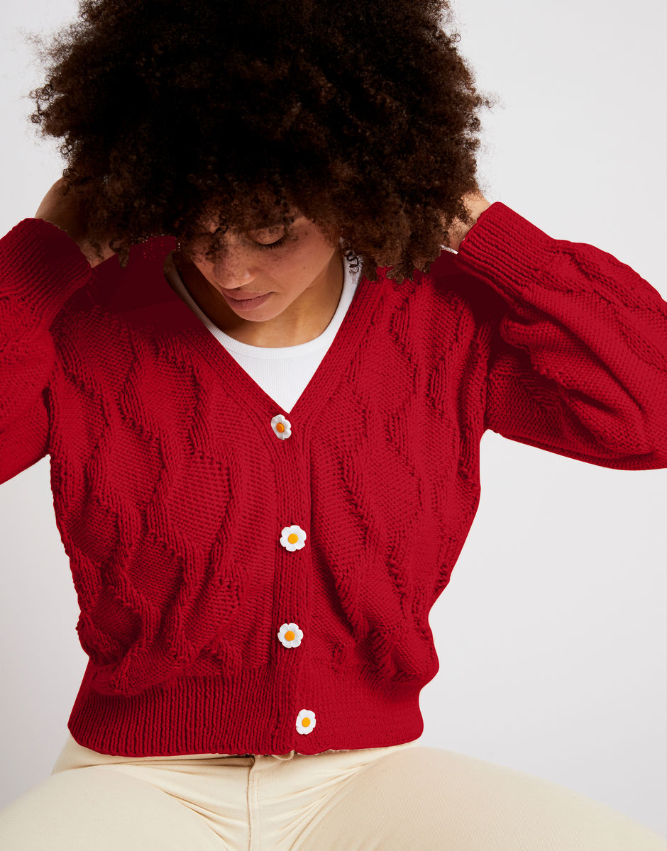 Sophia Cardigan True Blood Red