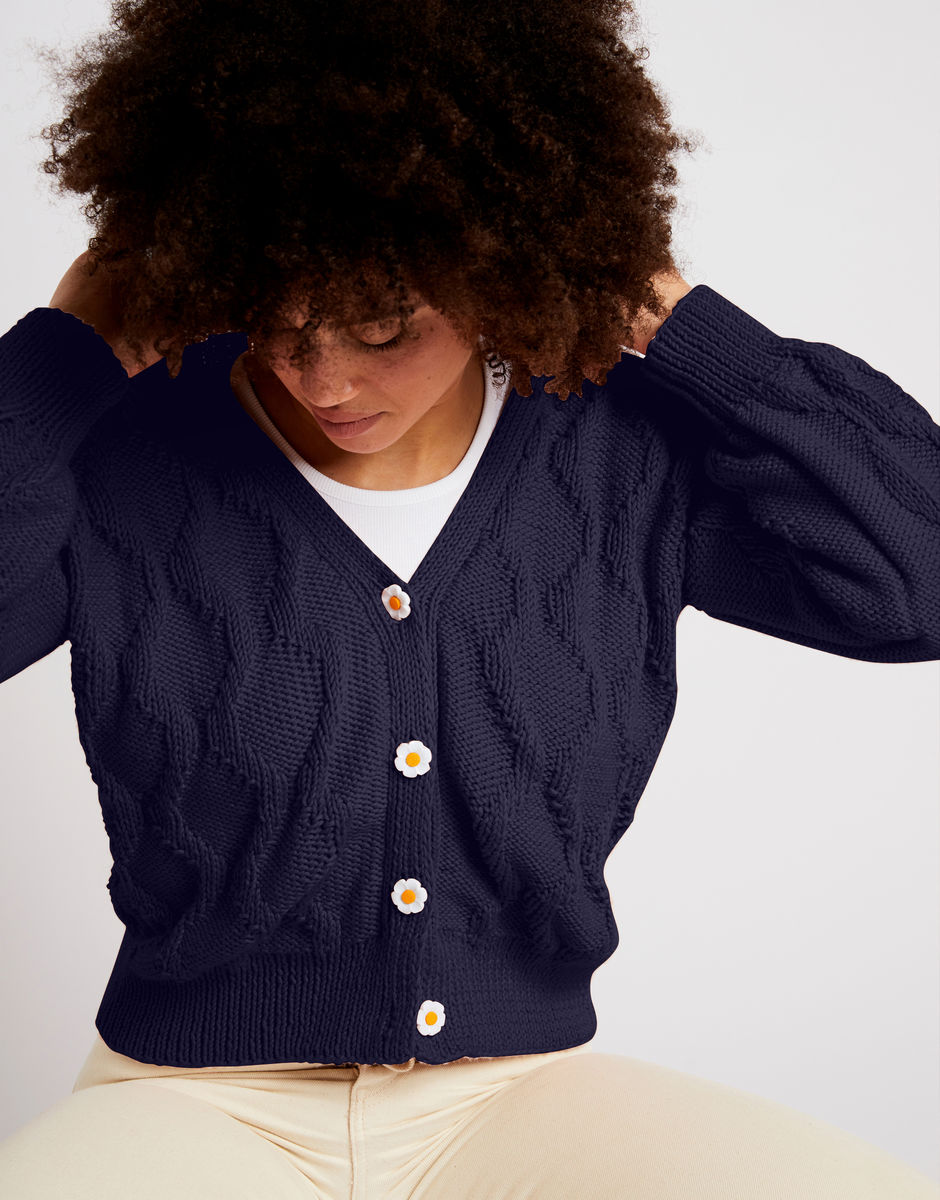 Sophia Cardigan Midnight Blue