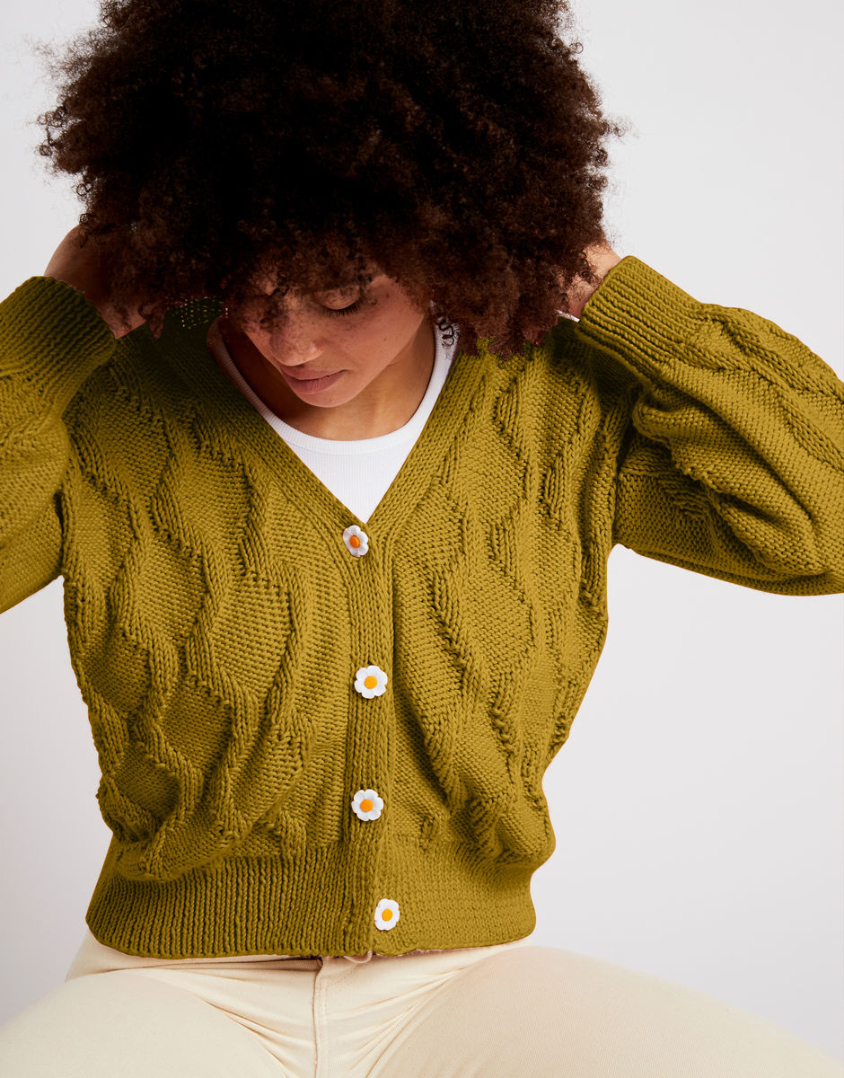 Sophia Cardigan Moss Green