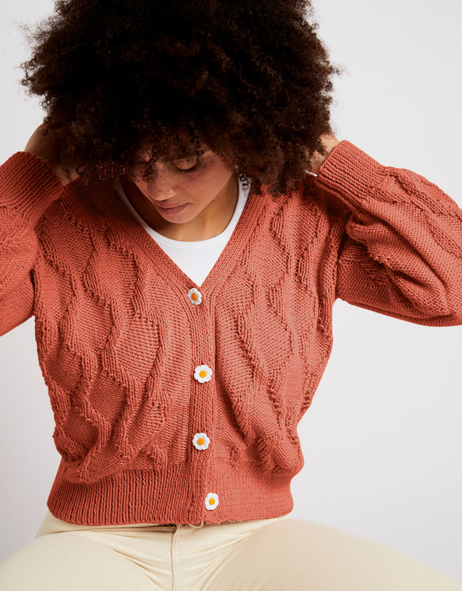 Sophia Cardigan Bazaar Orange