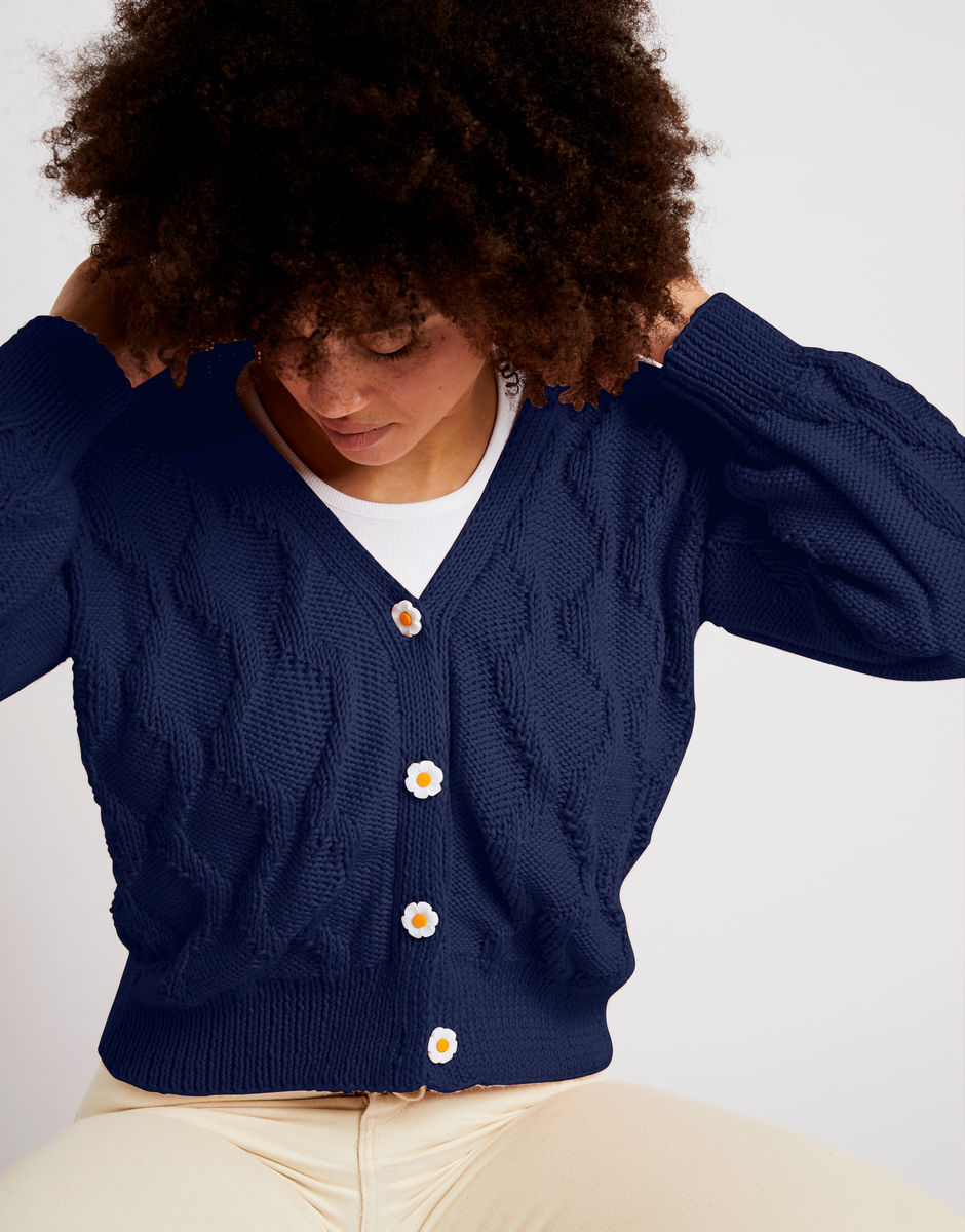 Sophia Cardigan Cobalt Blue