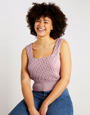 Shine Vest Mellow Mauve