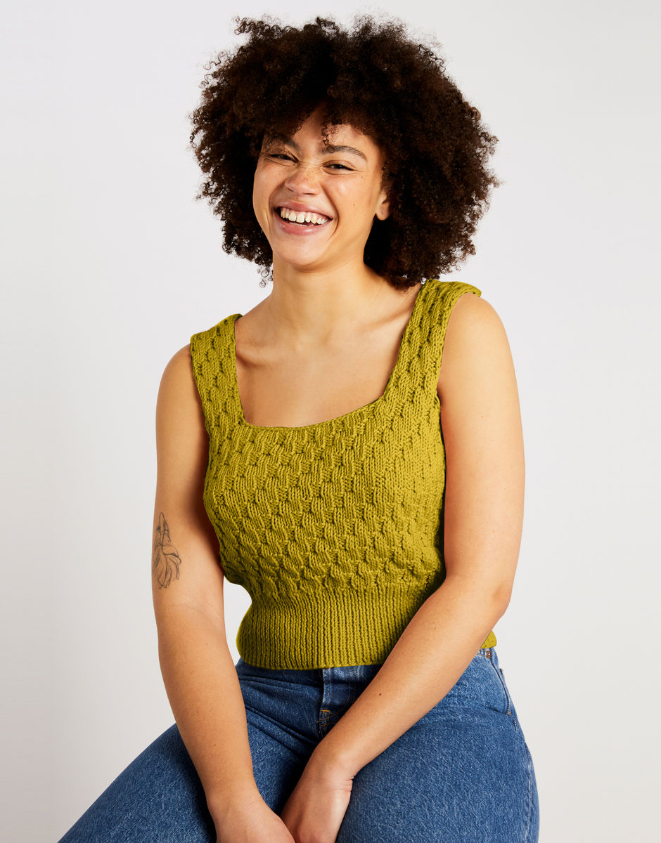 Shine Top Moss Green