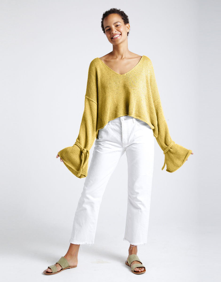 One Sweet Sweater Chalk Yellow