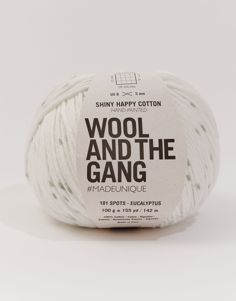 Shiny Happy Cotton Eucalyptus Spots