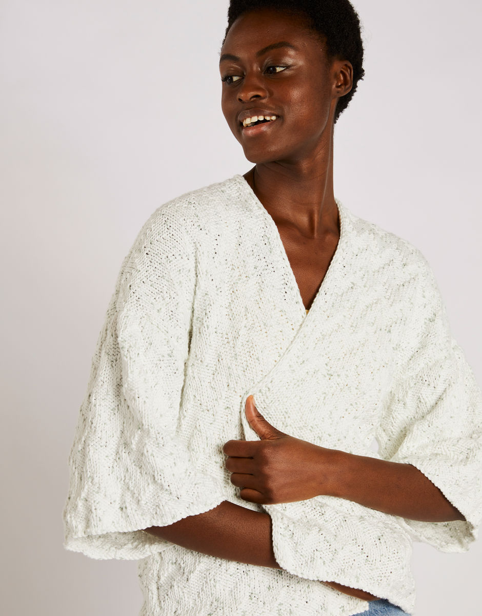 Pacha Cardigan Eucalyptus Spots