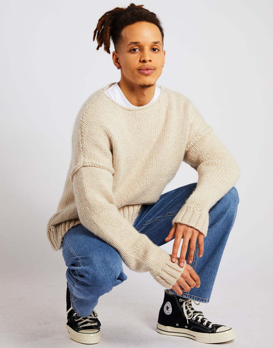 Boys Are Back Sweater Sahara Dust