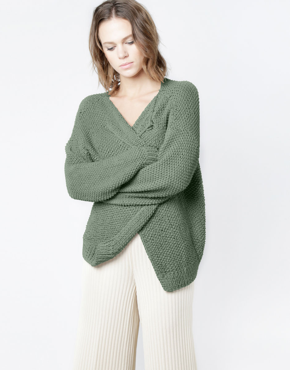 Jolie Mimi Cardigan Eucalyptus Green