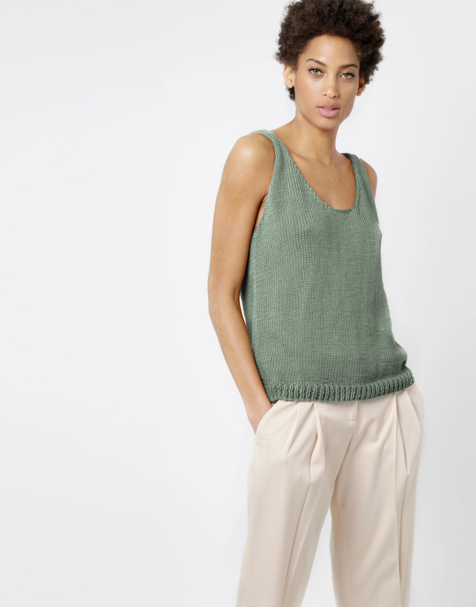 Top Farrah Eucalyptus Green