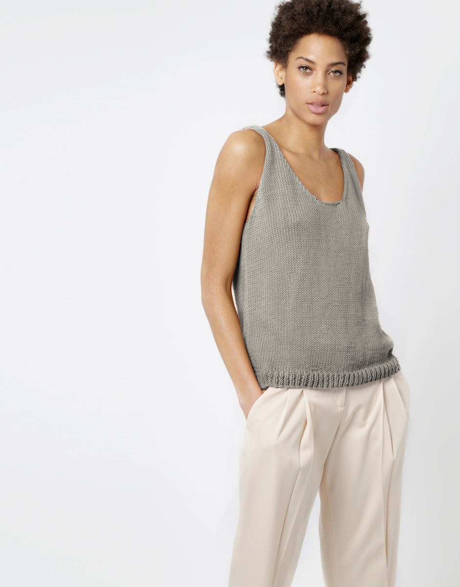 Top Farrah Jog Grey