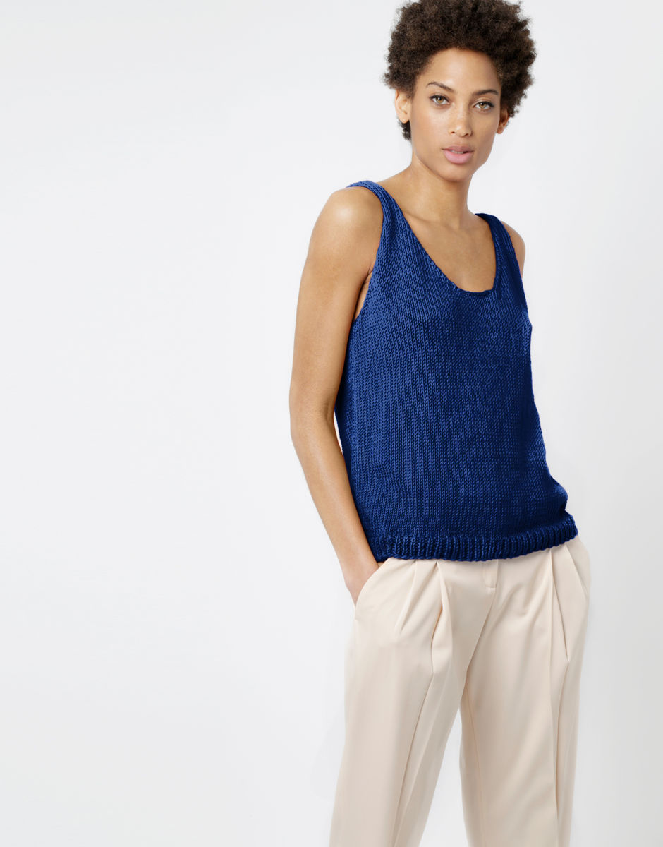 Top Farrah Cobalt Blue