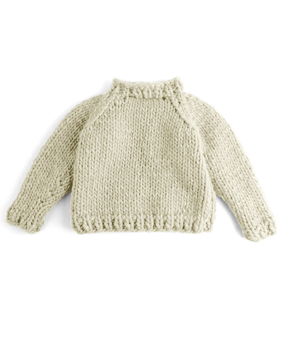 Mini Alexa Pulli Ivory White
