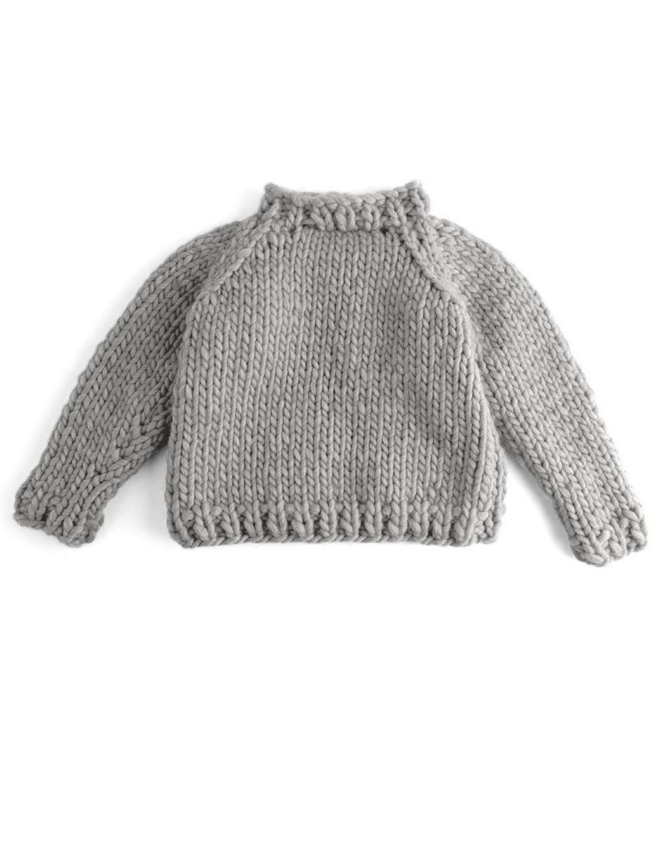 Mini Alexa Pulli Tweed Grey