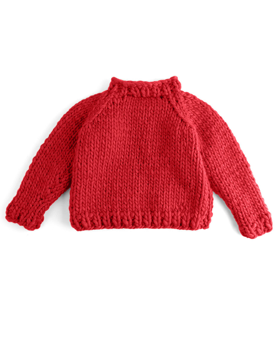Mini Alexa Pulli Lipstick Red
